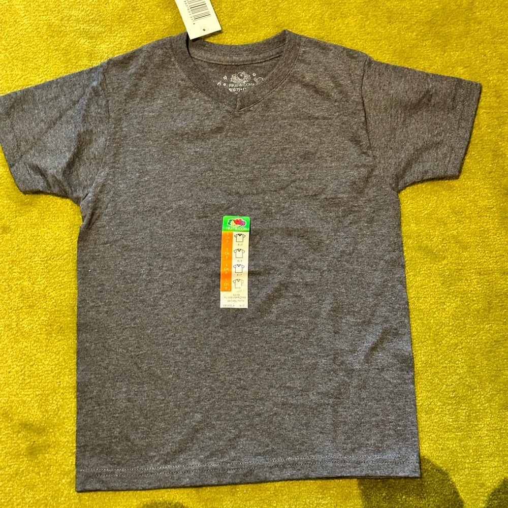 New Fruit Of The Loom Boys Short Sleeve T Shirt